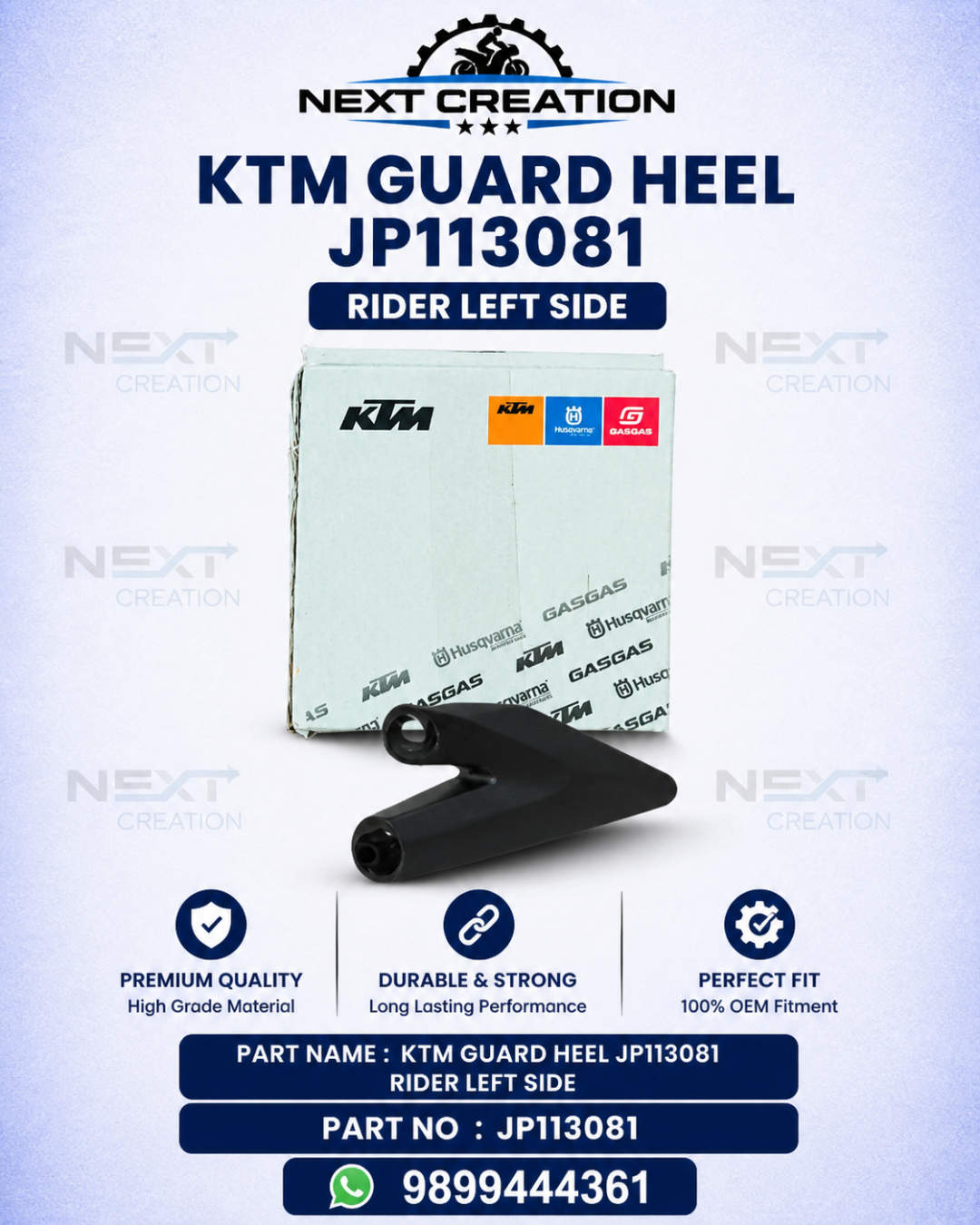 KTM GUARD HEEL JP113081 LH