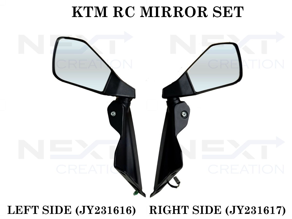 KTM RC Mirror Set 200 390 125 MY2016-20 BS4 JY231616, JY231617